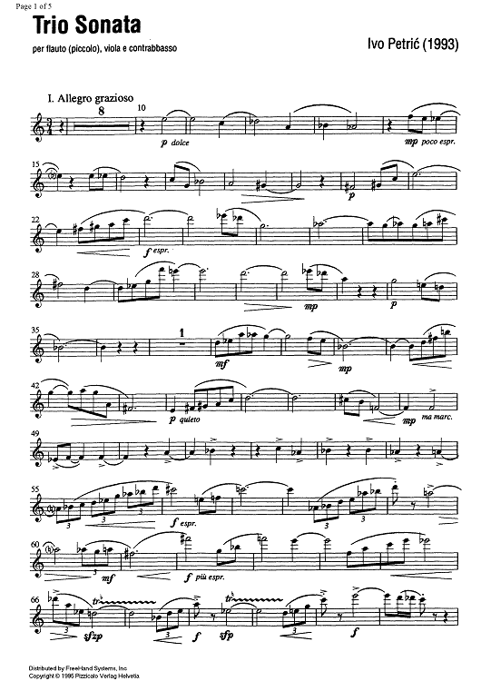 Trio Sonata - Flute