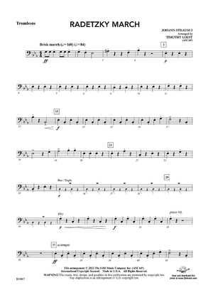 Radetzky March - Trombone