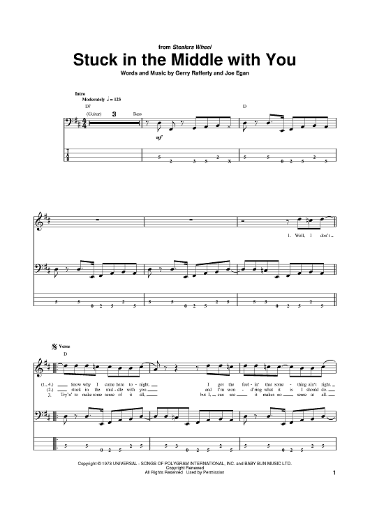 Stuck In The Middle With You