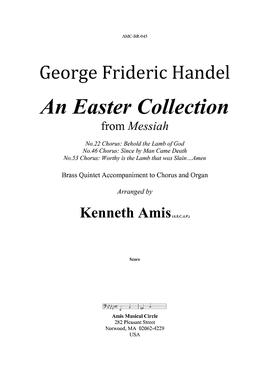 An Easter Collection from Messiah - Introductory Notes
