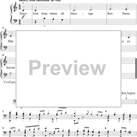 Praise God, from Whom All Blessings Flow