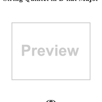 String Quintet No. 2 in B-flat Major, Op. 87 - Cello