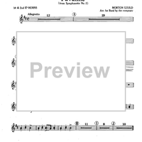 Pavanne (from Symphonette No. 2) - Horns 1 & 2 in Eb