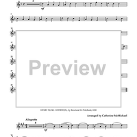 Hymns of Grace for 2 Violins and Piano - Violin 1