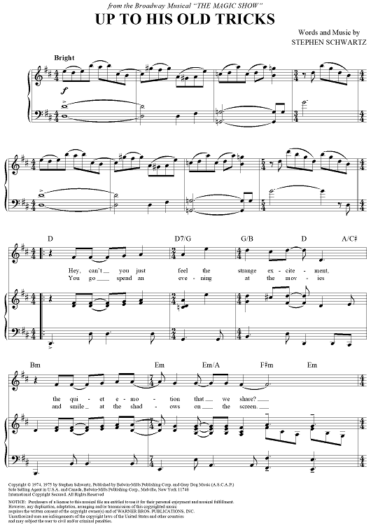 Up to His Old Tricks