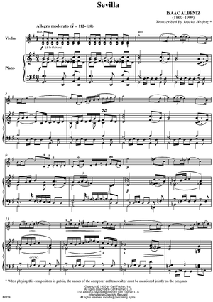 Sevilla - from Suite Espanola, Op. 97