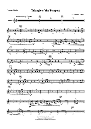 Triangle of the Tempest - Clarinet 3 in Bb