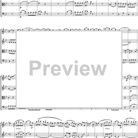 String Quartet No. 17, Movement 4 - Score