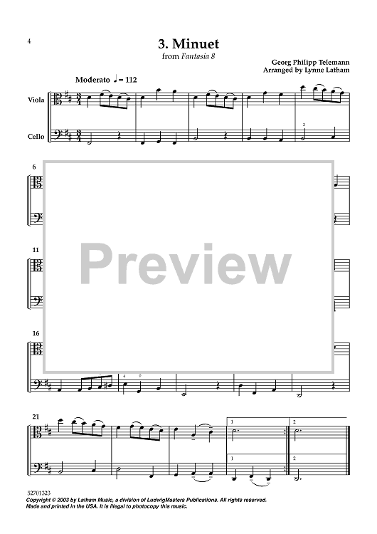 Minuet - from Fantasia 8