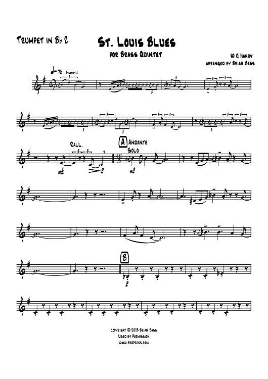 St. Louis Blues - Trumpet 2