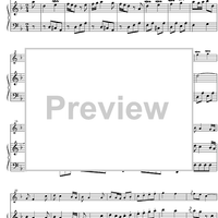 Partita No. 3 d minor - Score
