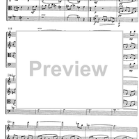 String quartet No. 1 - Score