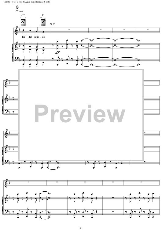 Tres Gotas de Agua Bendita