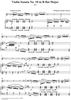 Violin Sonata No. 10 in B-flat Major, K15 - Piano Score