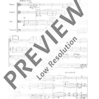 String Quartet no. 5 - Score and Parts
