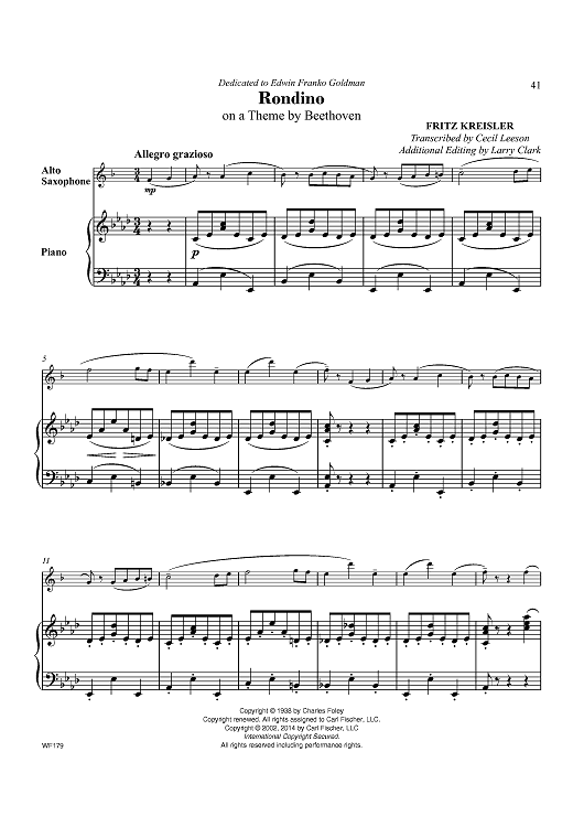 Rondino on a Theme by Beethoven