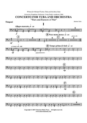 Concerto For Tuba - Timpani