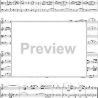 Oboe Quartet, K370, Movement 1 - Score