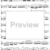 Quartet in D Major, Op. 12 - Flute 1