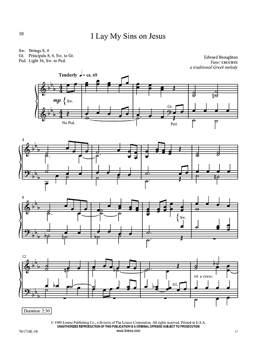 I Lay My Sins on Jesus