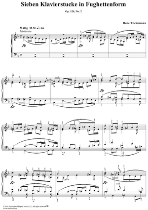 Sieben Klavierstücke, No. 2