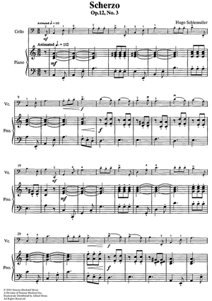 Scherzo, Op.12, No. 3