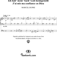 In Thee, O God, Have I Put My Trust, from "Seventy-Nine Chorales", Op. 28, No. 36