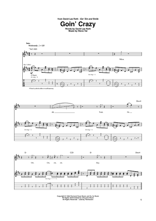 DAVID LEE ROTH バンドスコア スティーブヴァイ