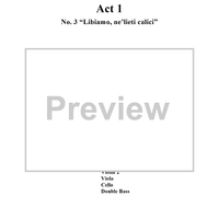 Libiamo, ne'lieti calici, No. 3 from "La Traviata", Act 1 - Full Score