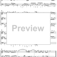 Suite in E Minor Op. 1, No. 6 - Score