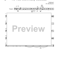 We Wish You a Merry Christmas - Timpani