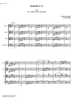 String Quartet No. 2 C Major D32 - Score