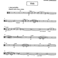 6 canzoni andaluse (6 andalusian songs) - Viola