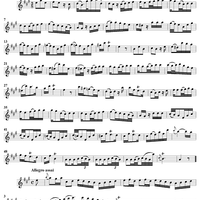 Sonata No. 18 in A Major - Flute