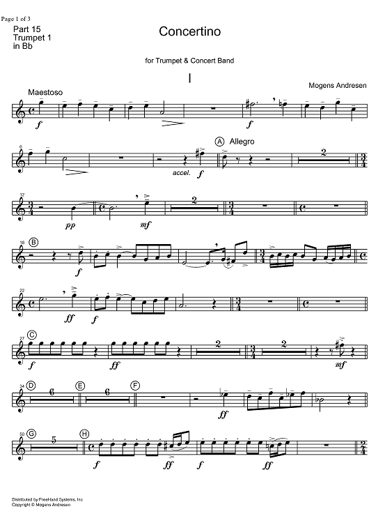 Concertino - Trumpet 1