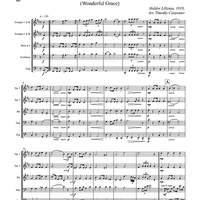 Wonderful Grace of Jesus - Score