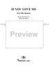 If You Love Me (Let Me Know)