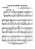Love Is Here To Stay - Piano/Conductor