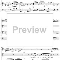 "Von der Welt verlang' ich nichts", Aria, No. 7 from Cantata No. 64: "Sehet, welch eine Liebe" - Piano Score