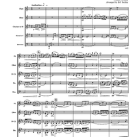 Andantino - From the 3rd movement of "String Quartet No. 1, Op. 10" - Score