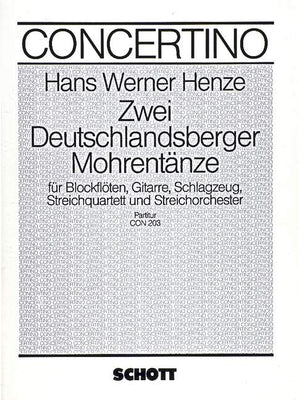 2 Deutschlandsberger Mohrentänze - Score