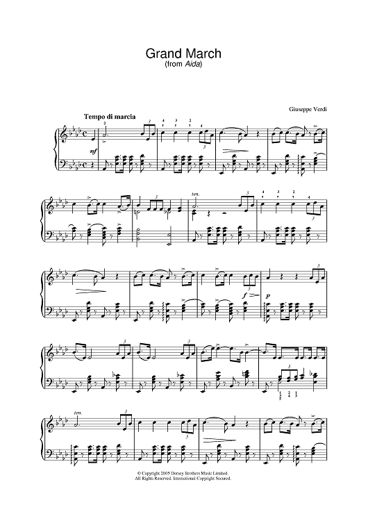 Grand March (from Aida)