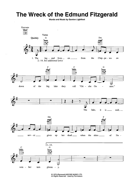 The Wreck of the Edmund Fitzgerald