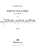 Etude No. 21 in A major - From "24 Etudes"  Op. 48
