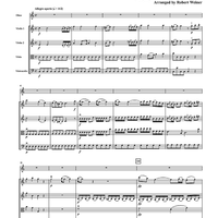 Concerto for Oboe in C Major, K. 314 for Oboe and String Quartet - Score