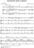 Folksong for Clarinet