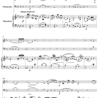 Piano Trio in E-flat Major, HobXV/11 - Piano Score