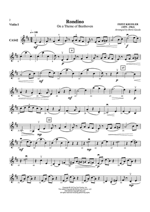 Rondino - Violin 1