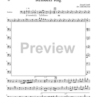 Reindeer Rag - Trombone