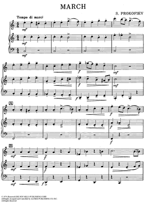 March - Piano/Conductor, Oboe, Bells
